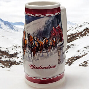 Budweiser Stein Dashing Through The Snow 2010 Clydesdale